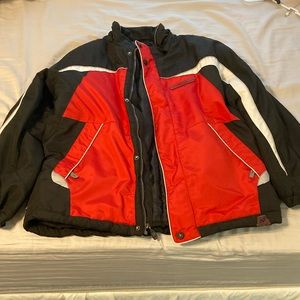 Zero X Posur Ski jacket. Black, red and white. Size XL